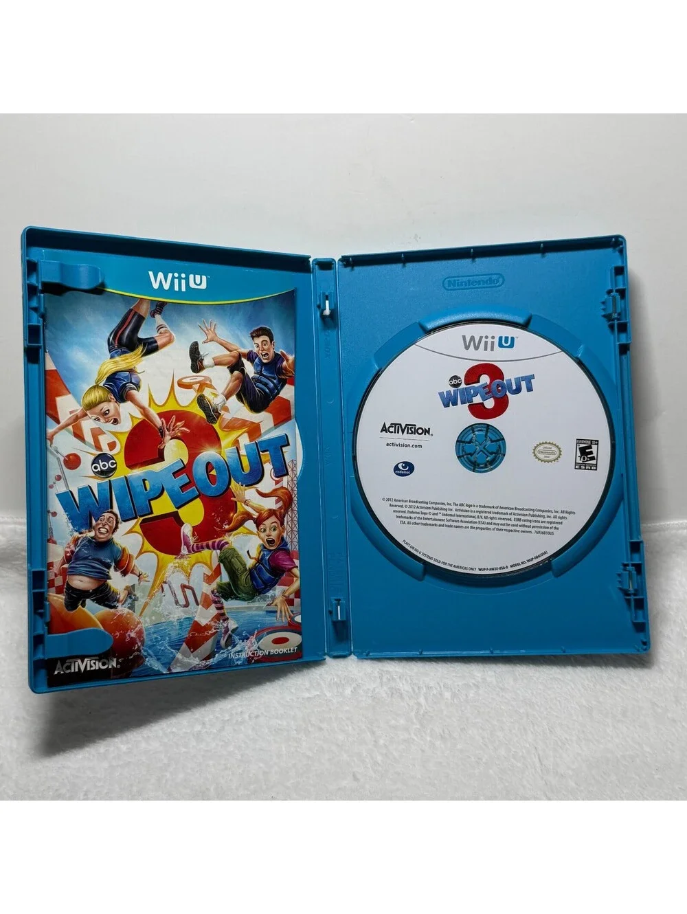 ABC Wipeout 3 Nintendo Wii U Complete In Box Activision 2012 Game